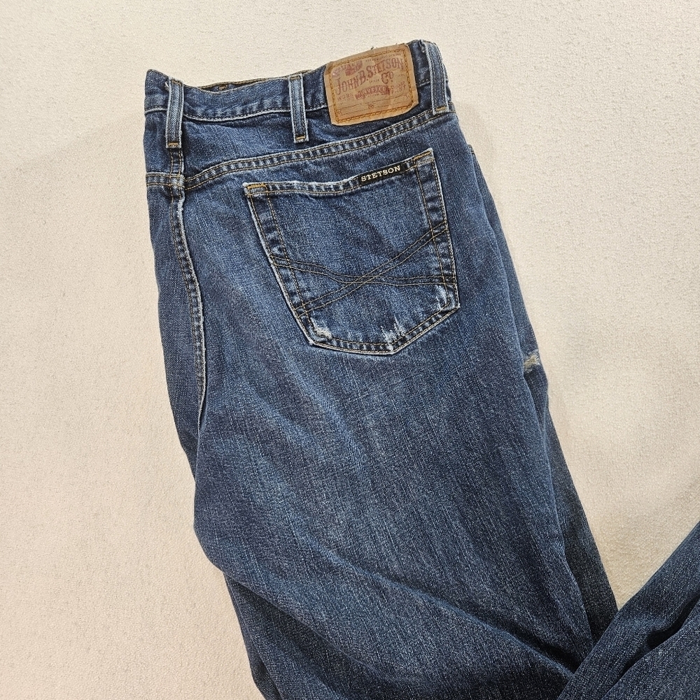 Stetson 1120 40x34 Slim Straight Western Jeans
